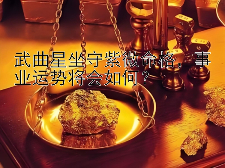 武曲星坐守紫微命格，事业运势将会如何？