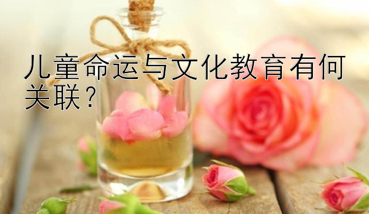 儿童命运与文化教育有何关联？